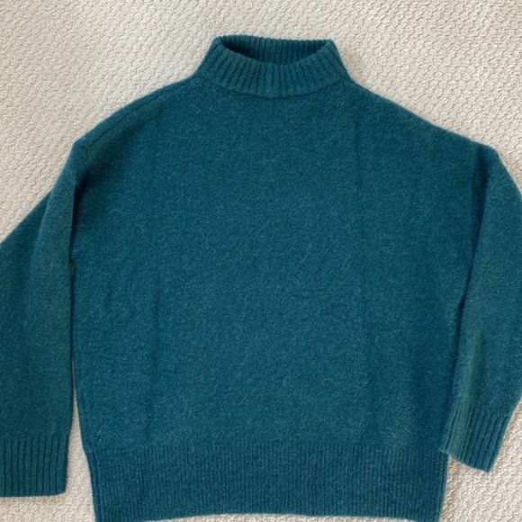Madewell Sweater NWT Green Very Nice! - Picture 3 of 7